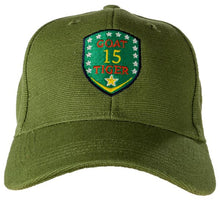 hemp golf hat front - tiger woods - green